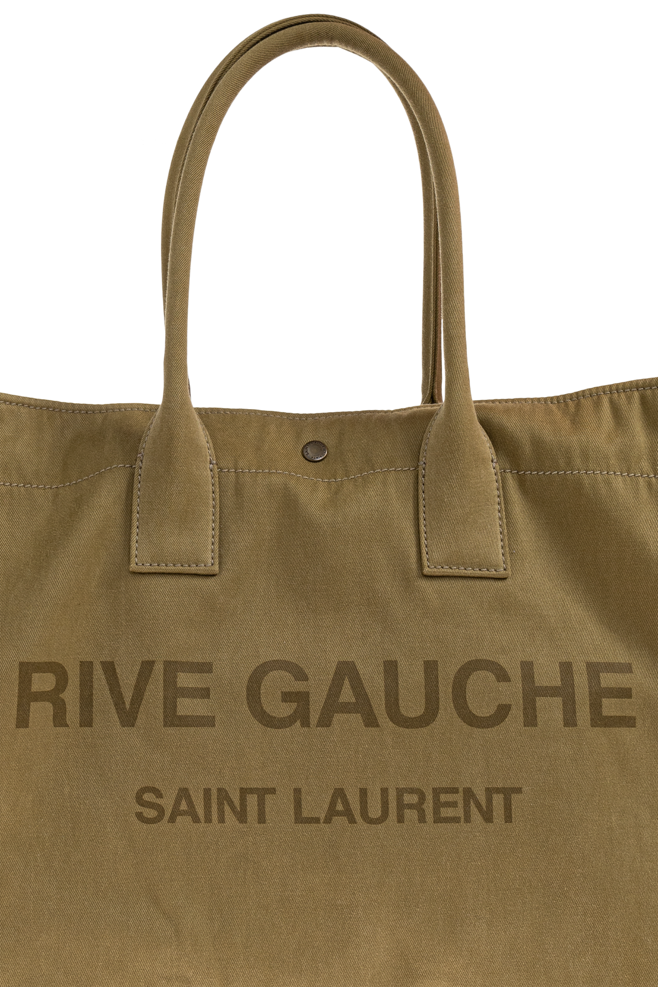 【送料&関税込】Saint Laurent Rive Gauche Shopper Bag SAINT LAURENT Rive Gauche Linen Canvas Tote Bag | Holt Renfrew
